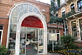 Facade of restaurant, Germany