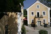 Facade of restaurant in Austria