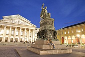 Facade of national Theatre and Opera in Munich, Germany