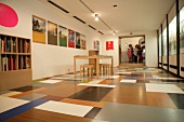 Interior of exhibition gallery, Germany