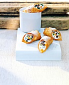Cannoli Siciliani with candied fruits