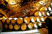 Wine cellar in Chateau Simone at Provence, France