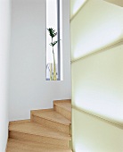 Treppenhaus mit Fensternische Lichtobjekt