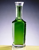 Close-up of bottle with grape seed oil