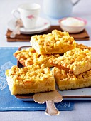 Pineapple and coconut crumble cake