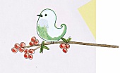 Illustration Singvogel 