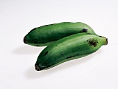 Gemüse aus aller Welt, Kleine, grüne Gemüsebananen "Matok-Bananen"