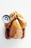 Chicken being roasted at 90ÃƒÆ’Ã¢â‚¬Å¡Ãƒâ€šÃ‚Â°C for prevention against salmonella bacteria