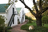 View of building in Beaumont winery, South Africa