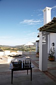 Terrace of Bouchard Finlayson Winery, South Africa