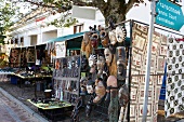 Market stalls in Franschhoek, South Africa
