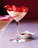 TBN, Desserts, Cassata-Creme in Erdbeer-Basilikum-Sauce