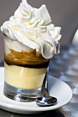 Iced coffee with whipped cream at Cafe dei Dogi, Venice