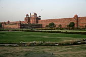 Indien, Rotes Fort im Abendlicht, Old Delhi