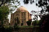 Indien, Altes Grabmal im Stadtteil Green Park, Delhi