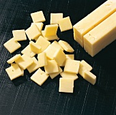 Buch vom Käse, Käse in schmale Quadrate geschnitten
