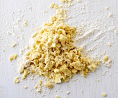 Quiches, Salziger Mürbeteig, Step 1, Mehl und Butter zerreiben