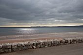 Blick über die Küste von Paignton auf die Nordsee.