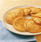 Pfannkuchen, Teller mit Pancakes