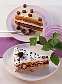 50 Torten, Kaffee-Mango-Torte, Stracciatella-Brombeer-Torte