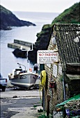 Hafen von Portloe, Cornwall, England 