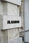 Shop Jil Sander Geschäft Geschaeft in Mailand