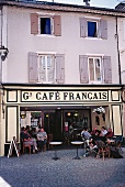 Café in der Ardèche 