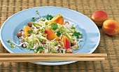 Kalorien-Sparbuch, Reissalat mit Ingwer, Aprikosen und Sprossen