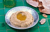 Orientküche, Hummus: Kichererbsenpüree mit  Olivenöl