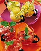 Sommerdrinks, Melonen-CampariBowle, Tropic-Bowle