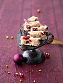 White Christmas - Whities with cranberries, almonds and puffed rice
