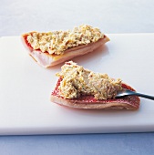 TBN Seafood - Red Snapper Filet Step 3: Zutaten verteilen
