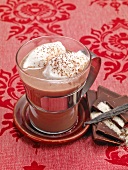 Hot chocolate with vanilla clouds