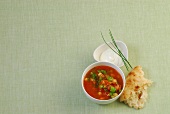 100 Rezepte, mittags u. abends , Tomatensuppe mit Kichererbsen