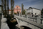 Drei Brücken Tromostovje Ljubljana