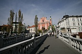 Drei Brücken Tromostovje Ljubljana