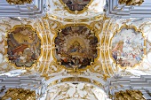 Regensburg: Alte Kapelle, Rokoko Stil, Fresko über der Vierung