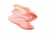 Lippgloss in Rosé-Beige, Farbklecks 