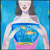 Illustration: Horoskop, Fische 