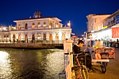 Iskele Harbour and pier in the evening at Buyukada in Istanbul, Turkey