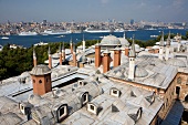 View of Topkapi Palace and Bosphorus Strait, Istanbul, Turkey