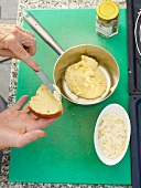 Preparation of French toast