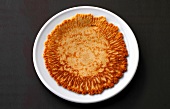 Pfannkuchen, Ein Vollkornpfann -kuchen auf einem Teller