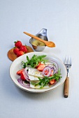 Salate, Rucola-Erdbeer-Salat