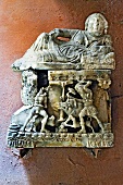Etruskische Kunst: Relief, Mythos, Jagd nach dem Kalydonischen Eber