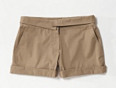 Khakifarbene Shorts 