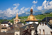 Renaissance Town Hall and Gothic Cathedral on Sion, Switzerland