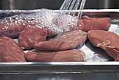 Fleisch, Schweinenieren wässern, Step1