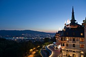 Schweiz, Blick auf Zurich, vom Hotel "Dolder Grand", See