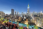 New York: Skyline, Midtown, nachts, Lichter, Aufmacher